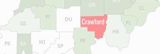Crawford County Map