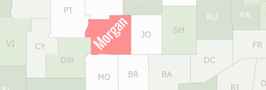 Morgan County Map